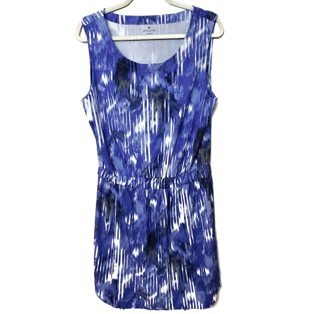 Athleta Watercolor New Wailea Astra Dress